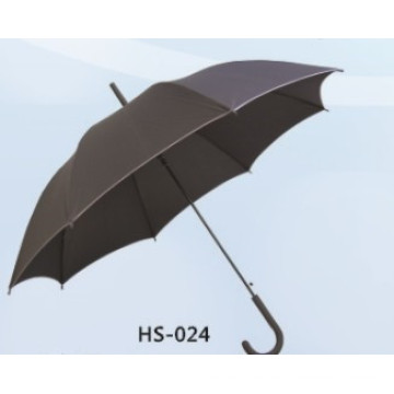 Paraguas recto automático del borde abierto (HS-024)